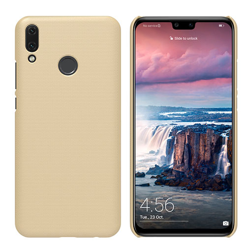 Hard Rigid Plastic Matte Finish Case Back Cover M02 for Huawei Enjoy 9 Plus Gold