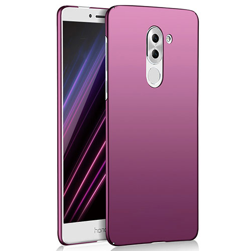 Hard Rigid Plastic Matte Finish Case Back Cover M02 for Huawei GR5 (2017) Purple