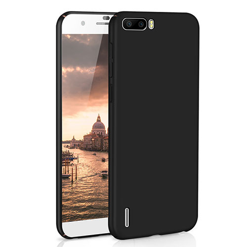 Hard Rigid Plastic Matte Finish Case Back Cover M02 for Huawei Honor 6 Plus Black