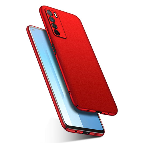 Hard Rigid Plastic Matte Finish Case Back Cover M02 for Huawei Honor Play4 5G Red