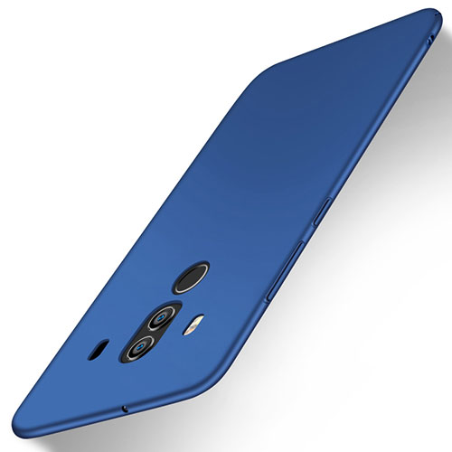 Hard Rigid Plastic Matte Finish Case Back Cover M02 for Huawei Mate 10 Pro Blue