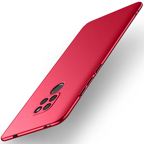 Hard Rigid Plastic Matte Finish Case Back Cover M02 for Huawei Mate 20 Red