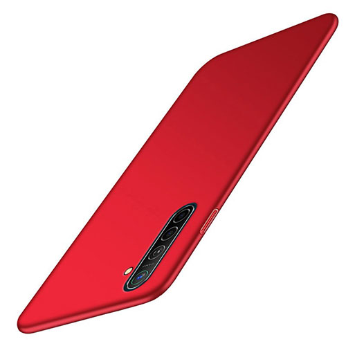 Hard Rigid Plastic Matte Finish Case Back Cover M02 for Oppo K5 Red