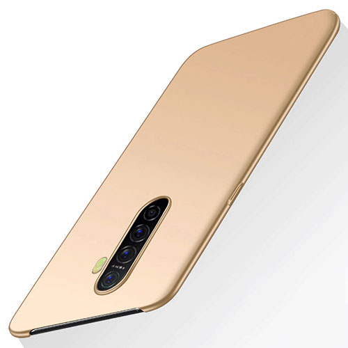 Hard Rigid Plastic Matte Finish Case Back Cover M02 for Oppo Reno Ace Gold