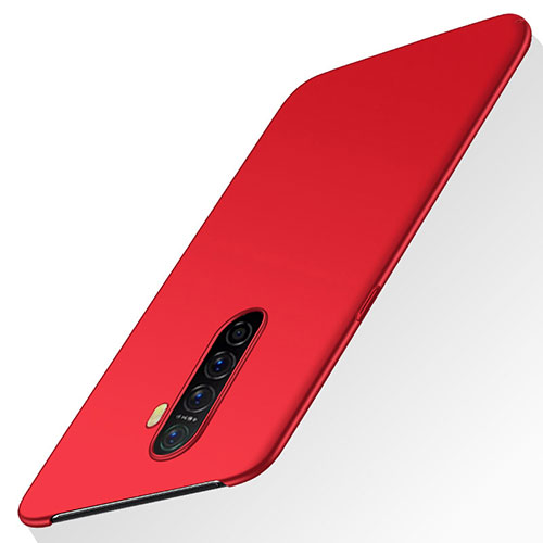 Hard Rigid Plastic Matte Finish Case Back Cover M02 for Oppo Reno Ace Red