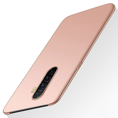 Hard Rigid Plastic Matte Finish Case Back Cover M02 for Oppo Reno Ace Rose Gold