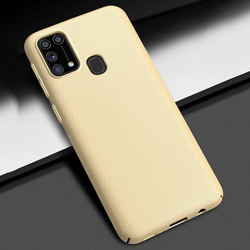 Hard Rigid Plastic Matte Finish Case Back Cover M02 for Samsung Galaxy M31 Gold