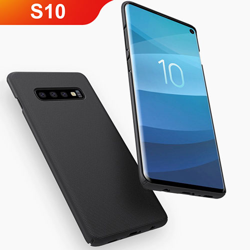 Hard Rigid Plastic Matte Finish Case Back Cover M02 for Samsung Galaxy S10 5G Black