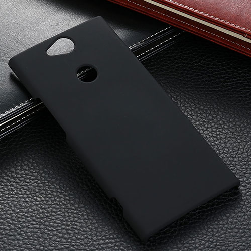 Hard Rigid Plastic Matte Finish Case Back Cover M02 for Sony Xperia XA2 Ultra Black