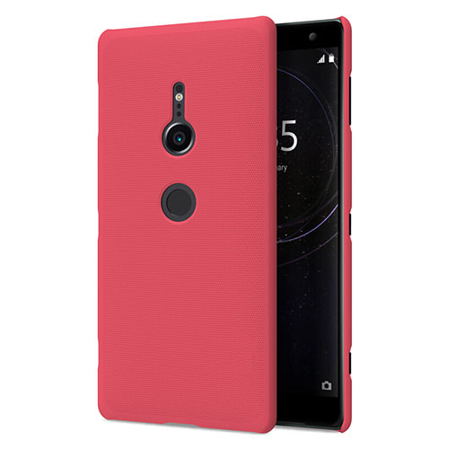 Hard Rigid Plastic Matte Finish Case Back Cover M02 for Sony Xperia XZ2 Red