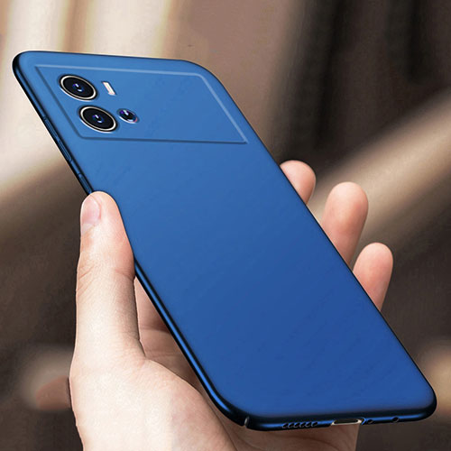 Hard Rigid Plastic Matte Finish Case Back Cover M02 for Vivo iQOO 9 Pro 5G Blue