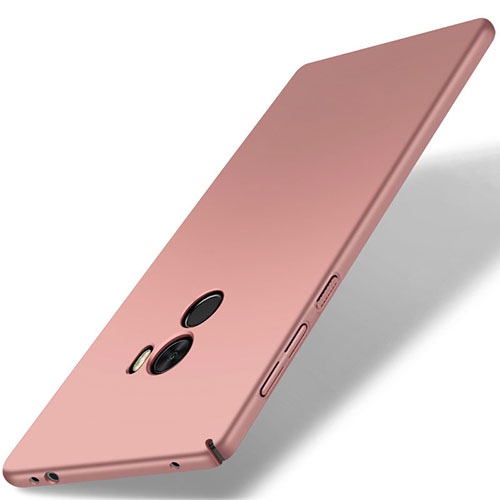 Hard Rigid Plastic Matte Finish Case Back Cover M02 for Xiaomi Mi Mix Rose Gold