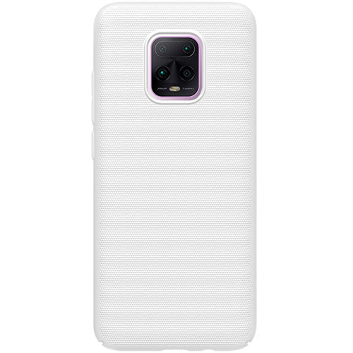 Hard Rigid Plastic Matte Finish Case Back Cover M02 for Xiaomi Redmi 10X Pro 5G White