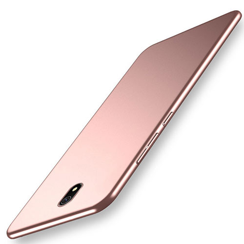 Hard Rigid Plastic Matte Finish Case Back Cover M02 for Xiaomi Redmi 8A Rose Gold