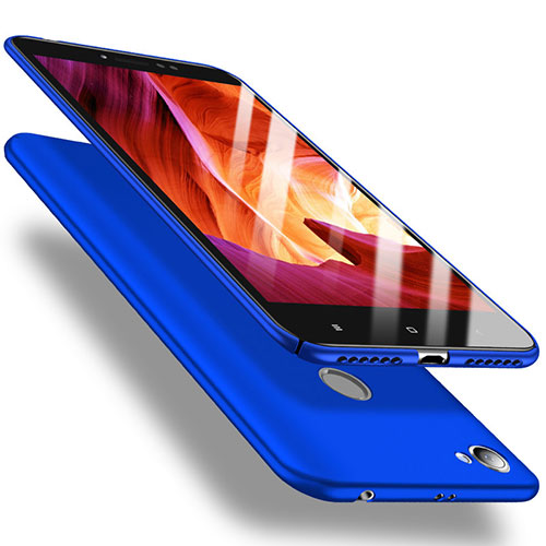 Hard Rigid Plastic Matte Finish Case Back Cover M02 for Xiaomi Redmi Note 5A High Edition Blue