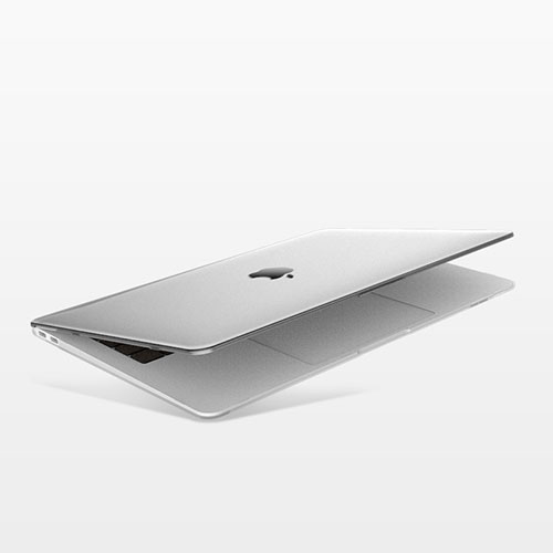 Hard Rigid Plastic Matte Finish Case Back Cover M03 for Apple MacBook Air 13 inch (2020) Clear