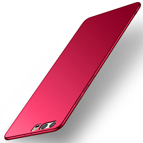 Hard Rigid Plastic Matte Finish Case Back Cover M03 for Huawei P10 Plus Red