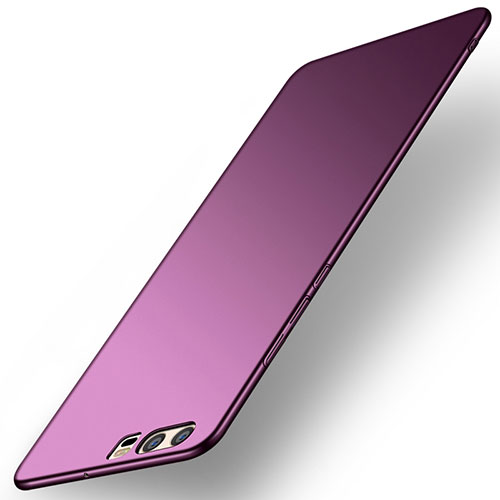 Hard Rigid Plastic Matte Finish Case Back Cover M03 for Huawei P10 Purple