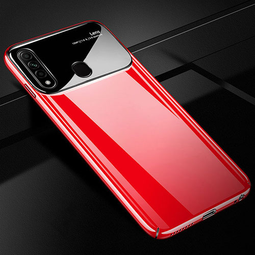 Hard Rigid Plastic Matte Finish Case Back Cover M03 for Oppo A8 Red