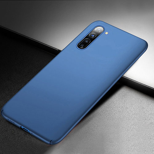 Hard Rigid Plastic Matte Finish Case Back Cover M03 for Oppo F15 Blue