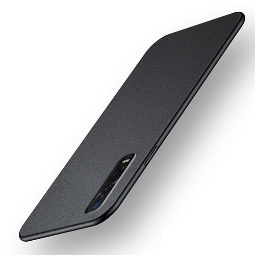 Hard Rigid Plastic Matte Finish Case Back Cover M03 for Oppo Find X2 Pro Black