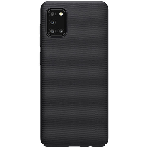 Hard Rigid Plastic Matte Finish Case Back Cover M03 for Samsung Galaxy A31 Black