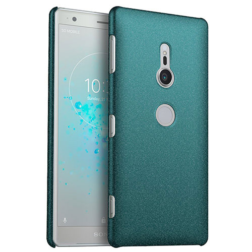 Hard Rigid Plastic Matte Finish Case Back Cover M03 for Sony Xperia XZ2 Green