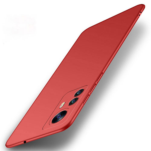 Hard Rigid Plastic Matte Finish Case Back Cover M03 for Xiaomi Mi 12S 5G Red