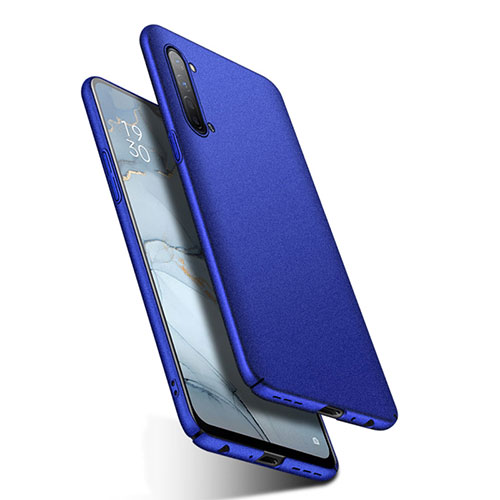 Hard Rigid Plastic Matte Finish Case Back Cover M04 for Oppo F15 Blue