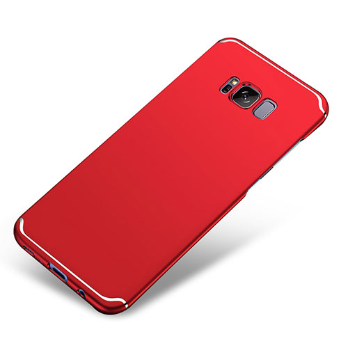 Hard Rigid Plastic Matte Finish Case Back Cover M04 for Samsung Galaxy S8 Plus Red