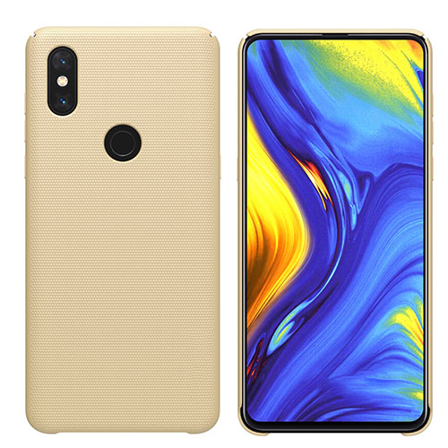 Hard Rigid Plastic Matte Finish Case Back Cover M04 for Xiaomi Mi Mix 3 Gold