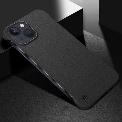 Hard Rigid Plastic Matte Finish Case Back Cover M05 for Apple iPhone 13 Black