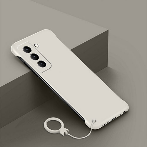 Hard Rigid Plastic Matte Finish Case Back Cover M05 for Samsung Galaxy S21 Plus 5G White