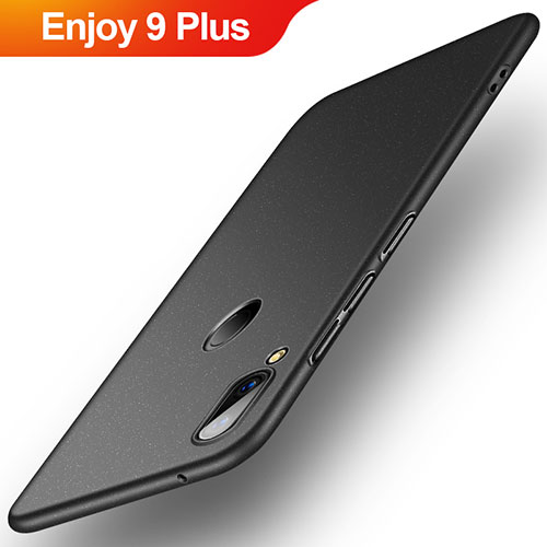 Hard Rigid Plastic Matte Finish Case Back Cover P01 for Huawei Enjoy 9 Plus Black