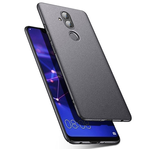 Hard Rigid Plastic Matte Finish Case Back Cover P01 for Huawei Mate 20 Lite Gray