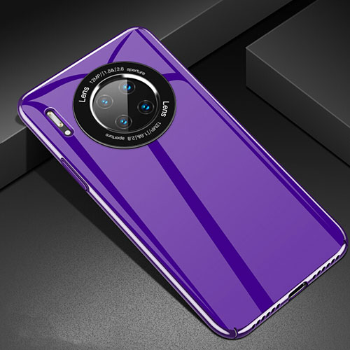 Hard Rigid Plastic Matte Finish Case Back Cover P01 for Huawei Mate 30E Pro 5G Purple