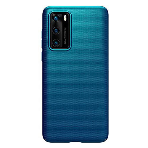 Hard Rigid Plastic Matte Finish Case Back Cover P01 for Huawei P40 Blue