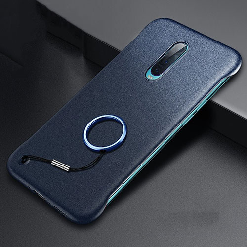 Hard Rigid Plastic Matte Finish Case Back Cover P01 for Oppo RX17 Pro Blue