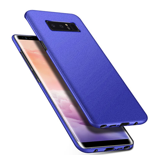 Hard Rigid Plastic Matte Finish Case Back Cover P01 for Samsung Galaxy Note 8 Duos N950F Blue