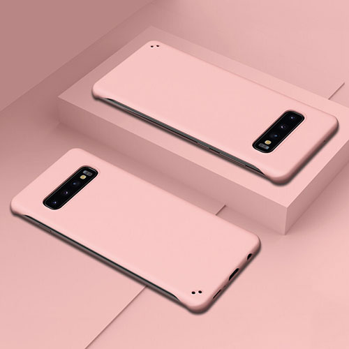 Hard Rigid Plastic Matte Finish Case Back Cover P01 for Samsung Galaxy S10 5G Pink