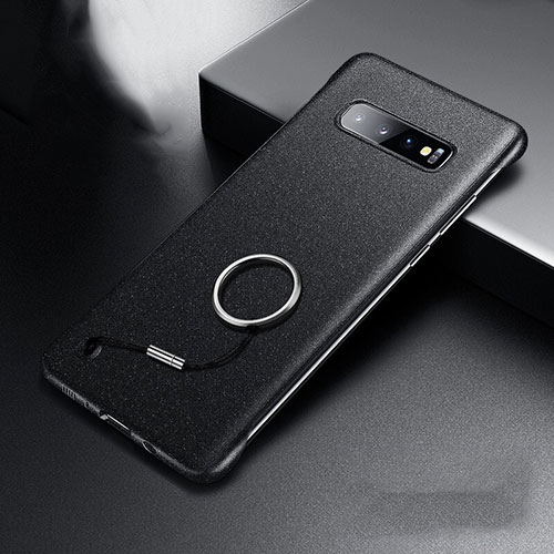 Hard Rigid Plastic Matte Finish Case Back Cover P01 for Samsung Galaxy S10 Plus Black