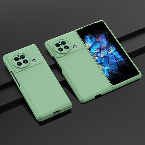 Hard Rigid Plastic Matte Finish Case Back Cover P01 for Vivo X Fold2 5G Matcha Green