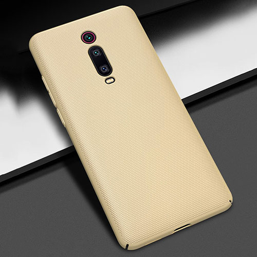 Hard Rigid Plastic Matte Finish Case Back Cover P01 for Xiaomi Redmi K20 Pro Gold