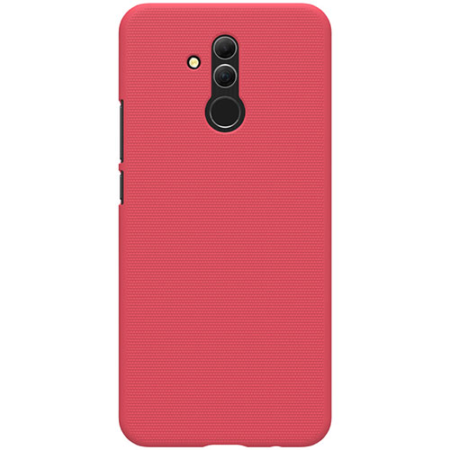 Hard Rigid Plastic Matte Finish Case Back Cover P02 for Huawei Mate 20 Lite Red