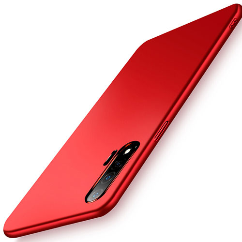 Hard Rigid Plastic Matte Finish Case Back Cover P02 for Huawei Nova 6 5G Red