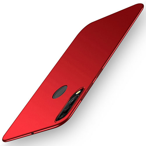 Hard Rigid Plastic Matte Finish Case Back Cover P02 for Huawei P30 Lite XL Red