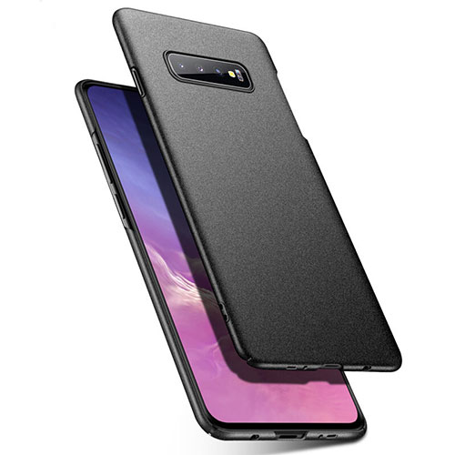 Hard Rigid Plastic Matte Finish Case Back Cover P02 for Samsung Galaxy S10 5G Black