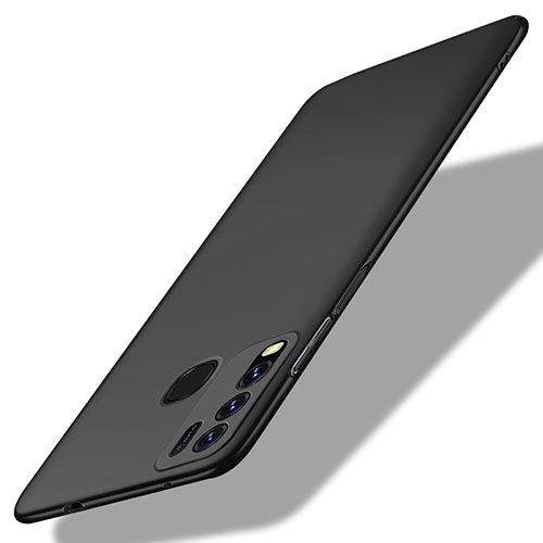 Hard Rigid Plastic Matte Finish Case Back Cover P02 for Vivo Y50 Black