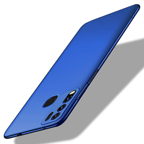 Hard Rigid Plastic Matte Finish Case Back Cover P02 for Vivo Y50 Blue