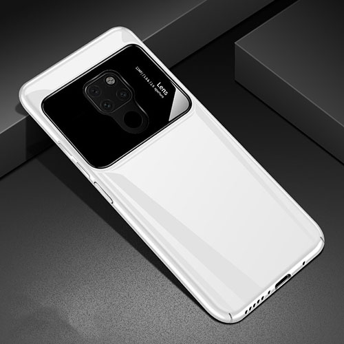 Hard Rigid Plastic Matte Finish Case Back Cover P03 for Huawei Mate 20 X 5G White